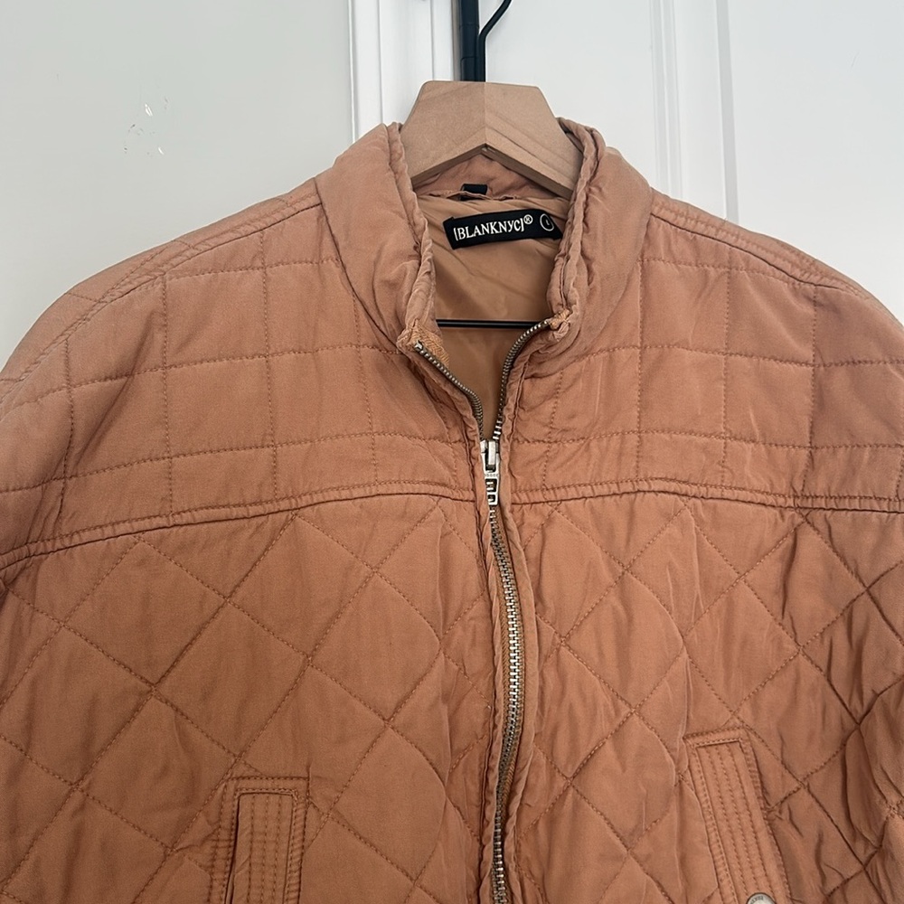 Blank NYC Quilted Jacket Size Large, Color: Camel - Picture 3 of 7